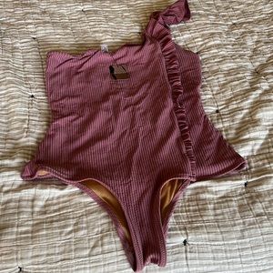 Made by Dawn one shoulder one piece M